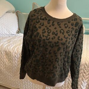 Rails Brand cheetah print sweatshirt